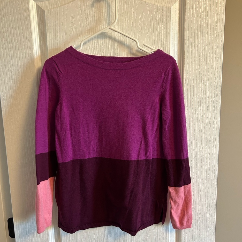 Talbots Rich Purple Knit Top